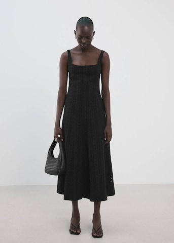 MANGO Kleid 'Cardio' in Schwarz: Vorderseite