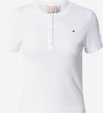 Champion Authentic Athletic Apparel - Camiseta en blanco: frente