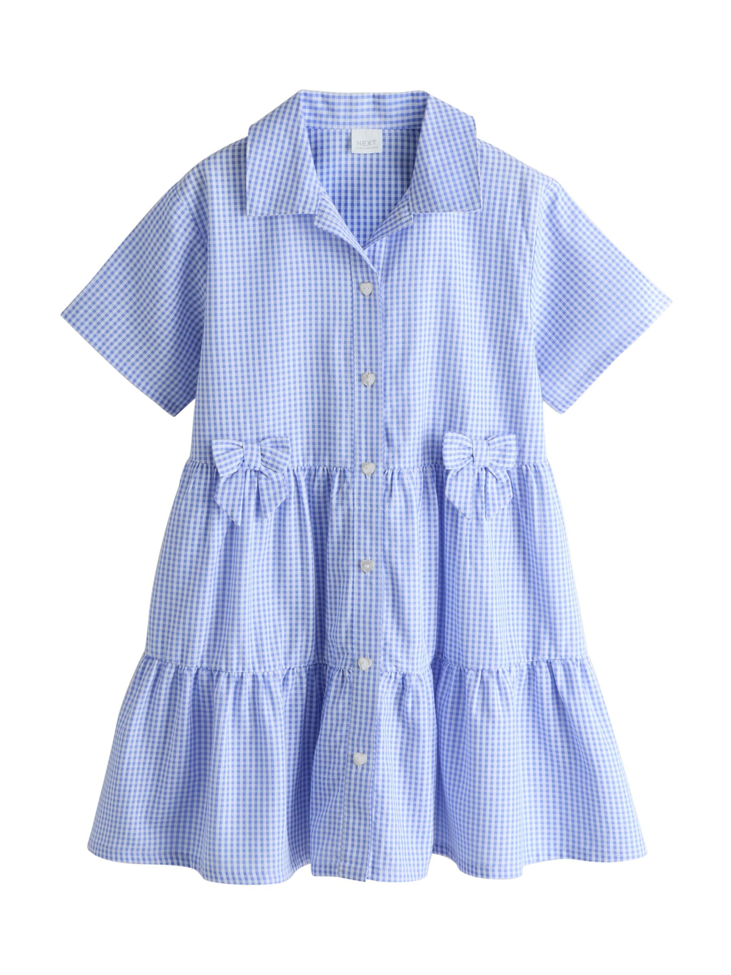 Next - Vestido en azul: frente