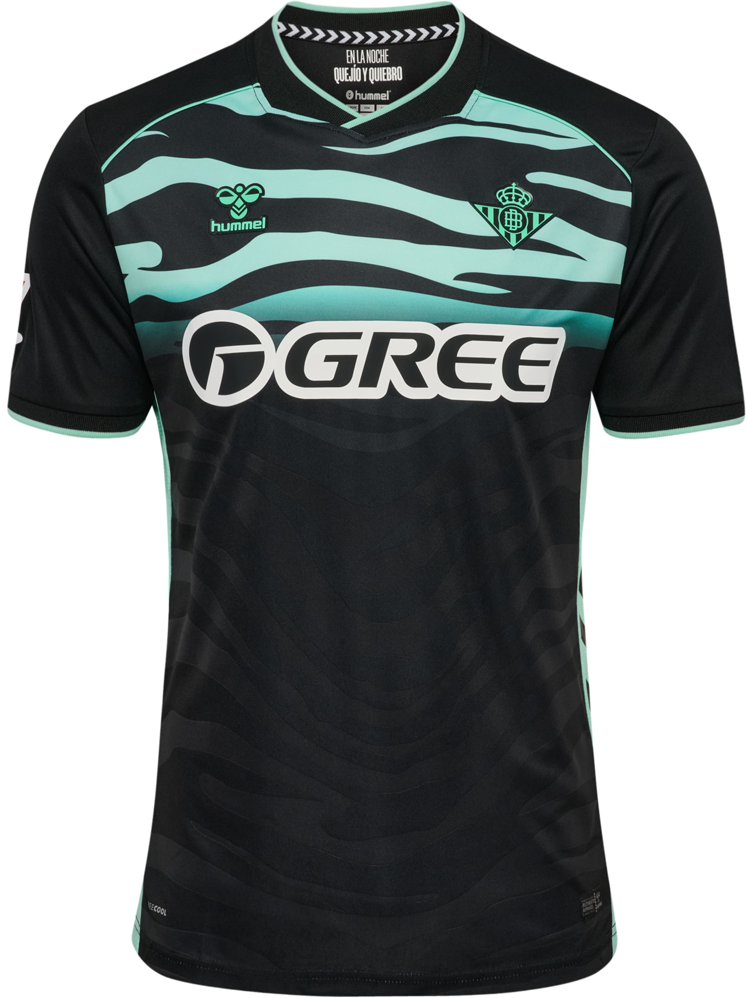 Hummel Tricot 'Real Betis' in Zwart: voorkant