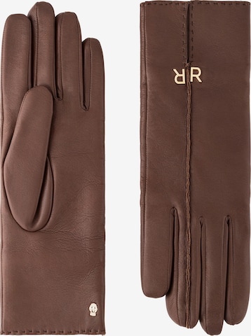 Gants 'Fontaine' Roeckl en marron : devant