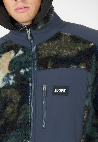 SLOPE Athletic fleece jacket 'Kendor' in Green