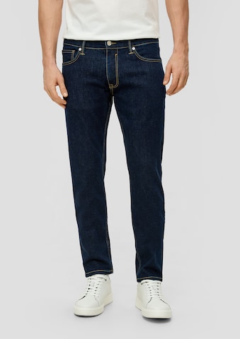 s.Oliver Slimfit Jeans 'Keith' in Blauw: voorkant