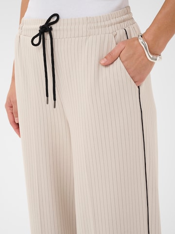 Kaffe Wide leg Pants 'KASerena' in Grey