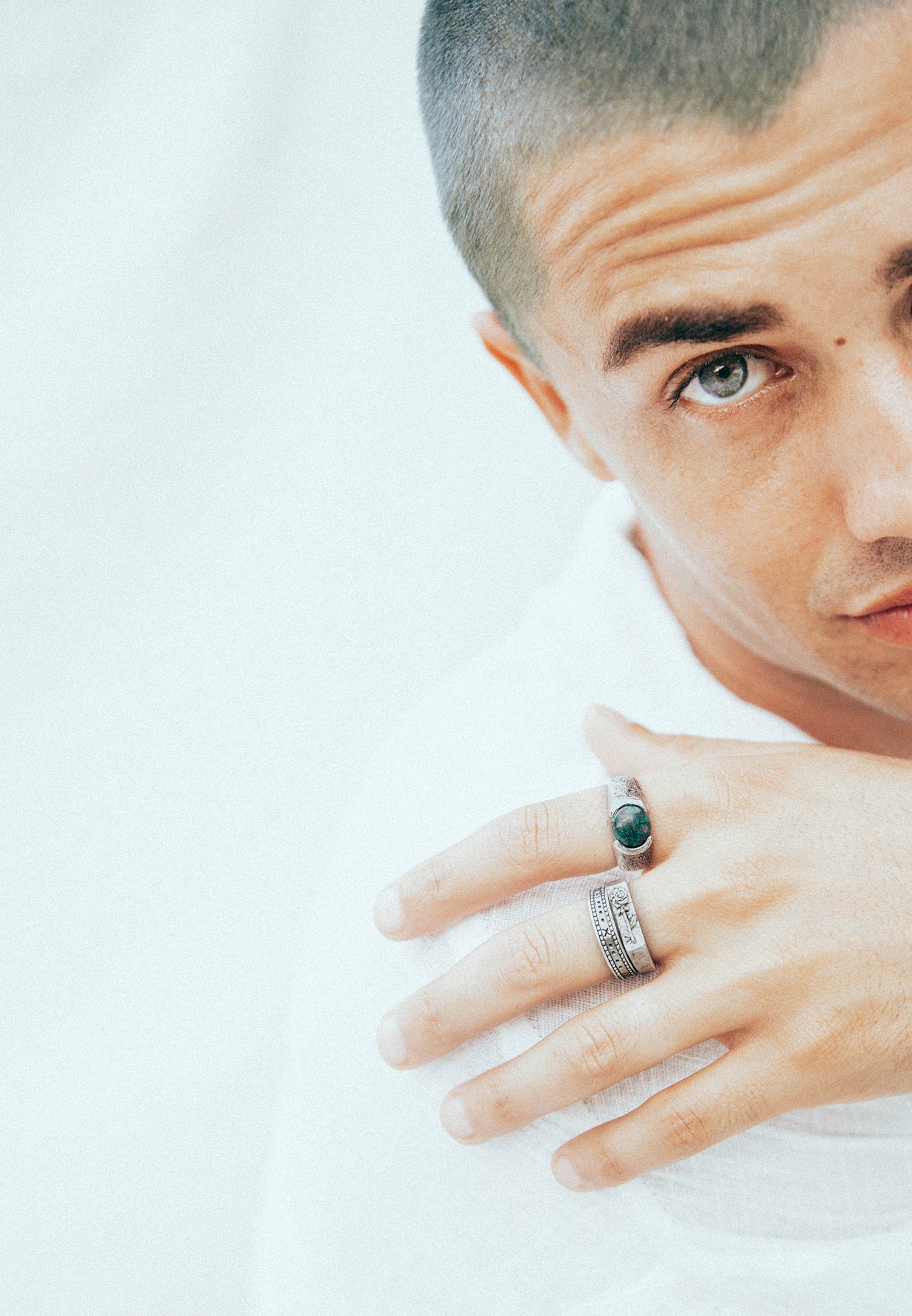 Bague Haze&Glory en argent : devant