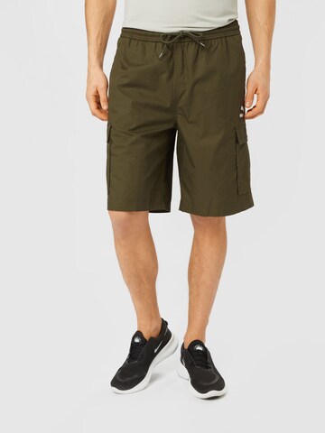 PUMA Regular Pants in Green: front