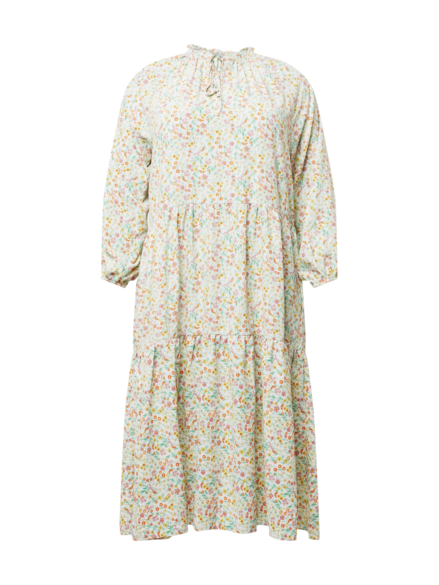 GLAMOROUS CURVE Sukienka w kolorze Jasnożółtym 