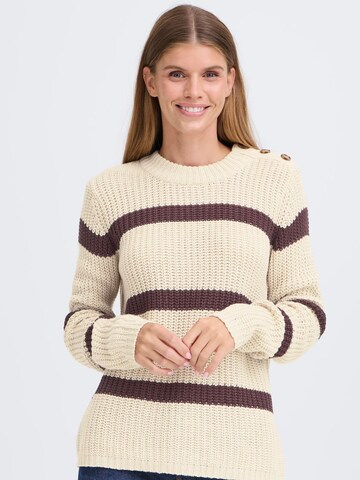 Oxmo Sweater ' KANNA ' in Beige