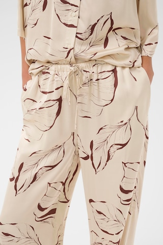 SOAKED IN LUXURY Wide Leg Hose 'SLClero' in Beige