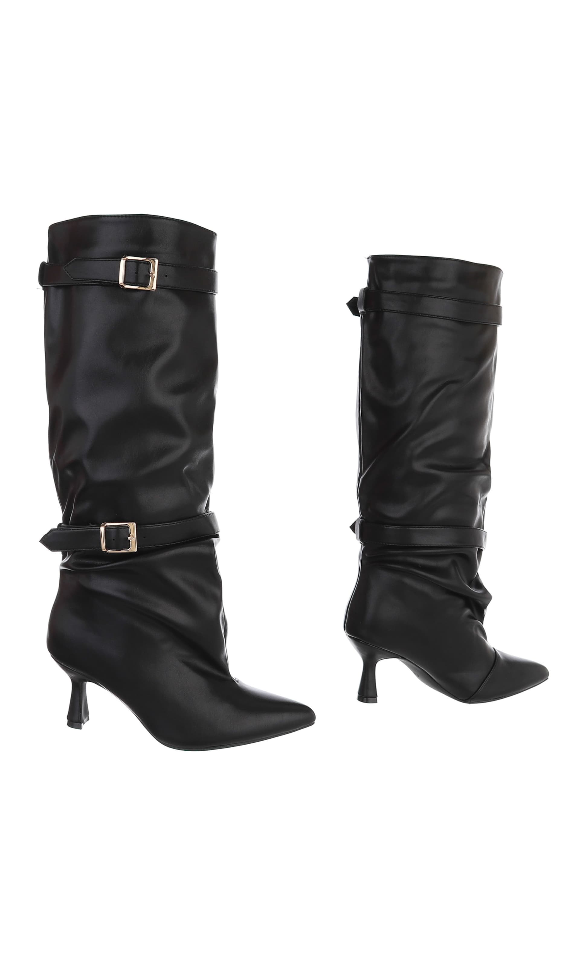 Ital-Design Stiefel in Schwarz