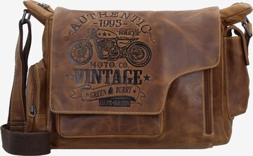 GREENBURRY Messenger 'Cafe Racer ' in Brown: front