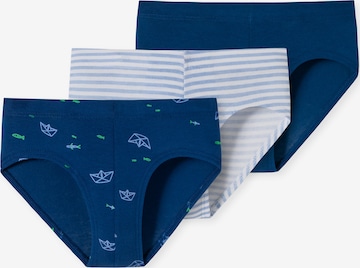 SCHIESSER Underpants ' 95/5 ' in Blue: front