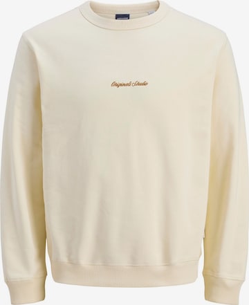 Sweat Jack & Jones Junior en blanc : devant