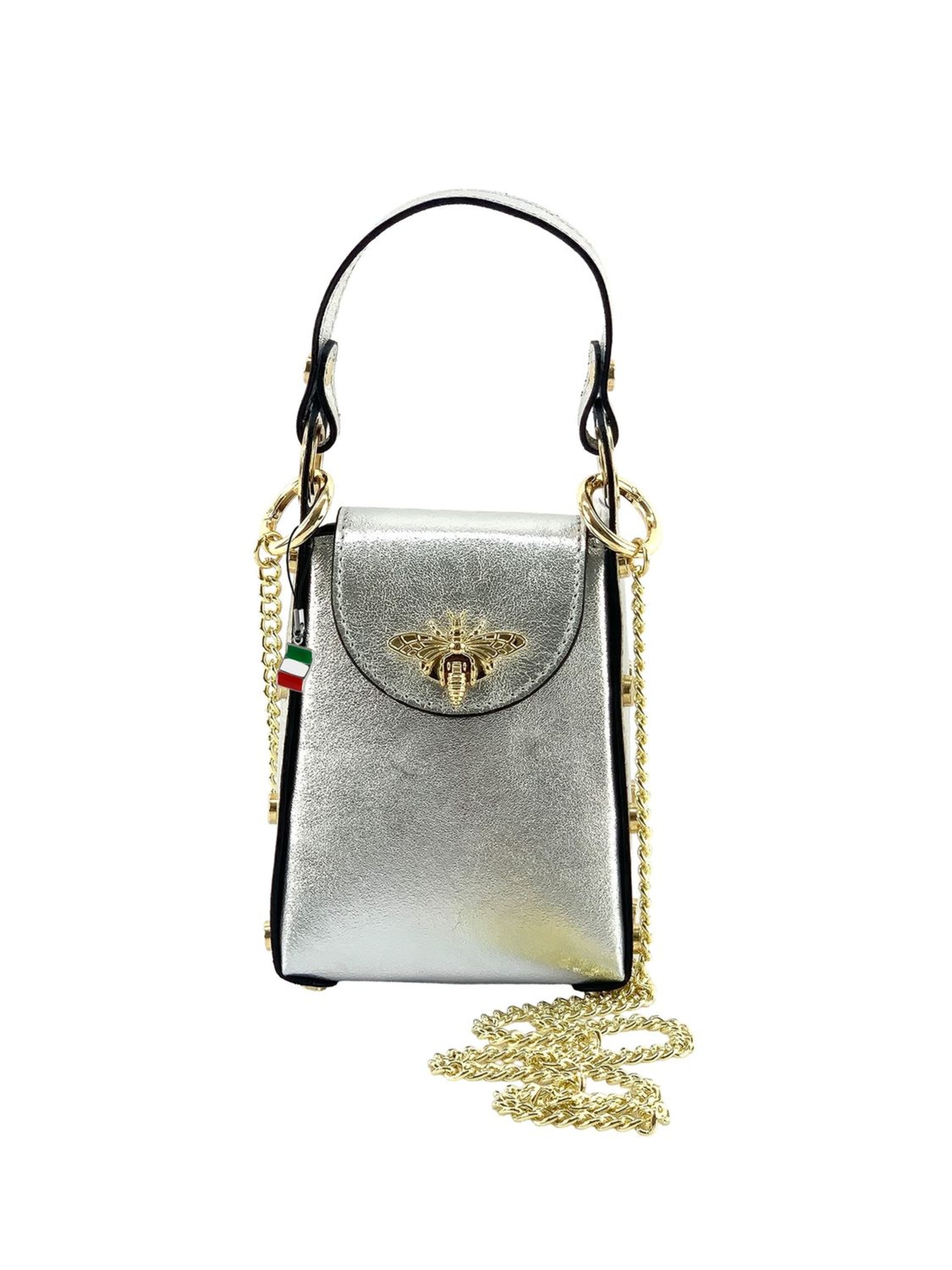Florence Umhängetasche‌‌ in Silber: Vorderseite