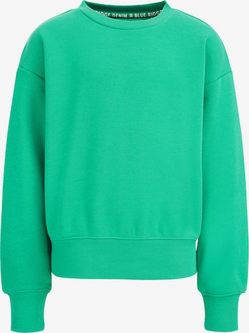 WE Fashion Sweatshirt in Green: front