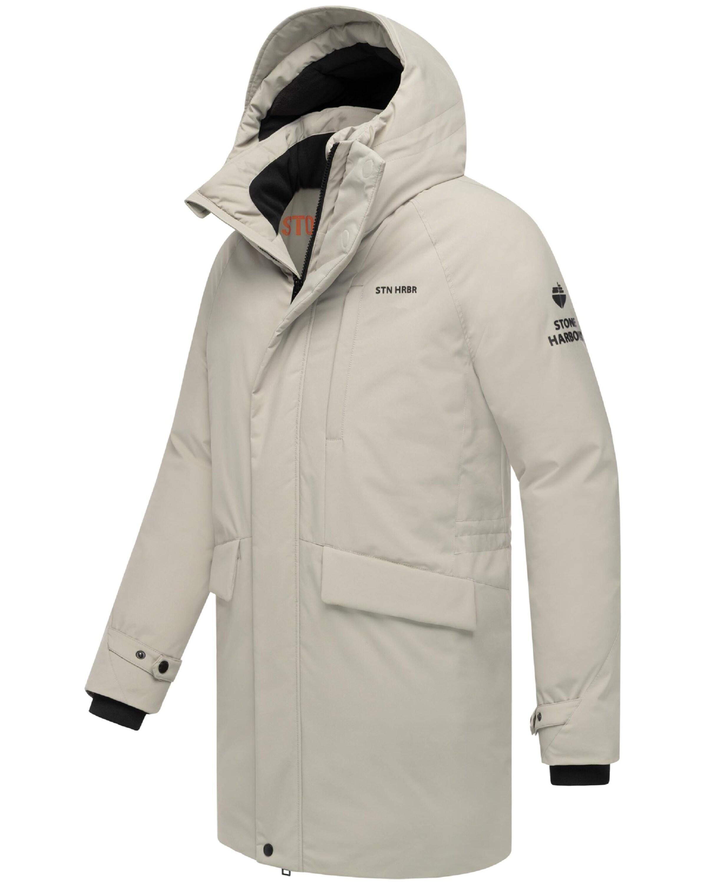 STONE HARBOUR Winterjas 'Emriis XX' in Grijs