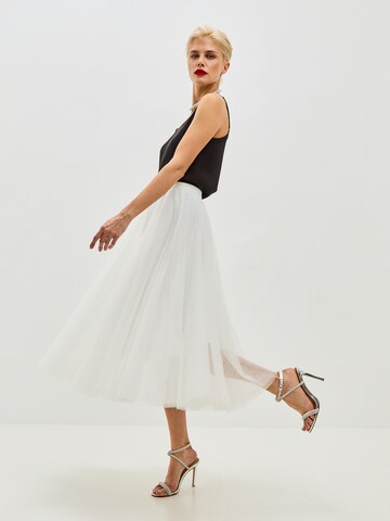 Serena Silueta Nederdel 'Ballerina' i hvid