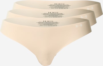 UNDER ARMOUR Athletic Underwear in Beige: front