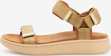 WODEN Sandaler 'Line' i grøn: forside