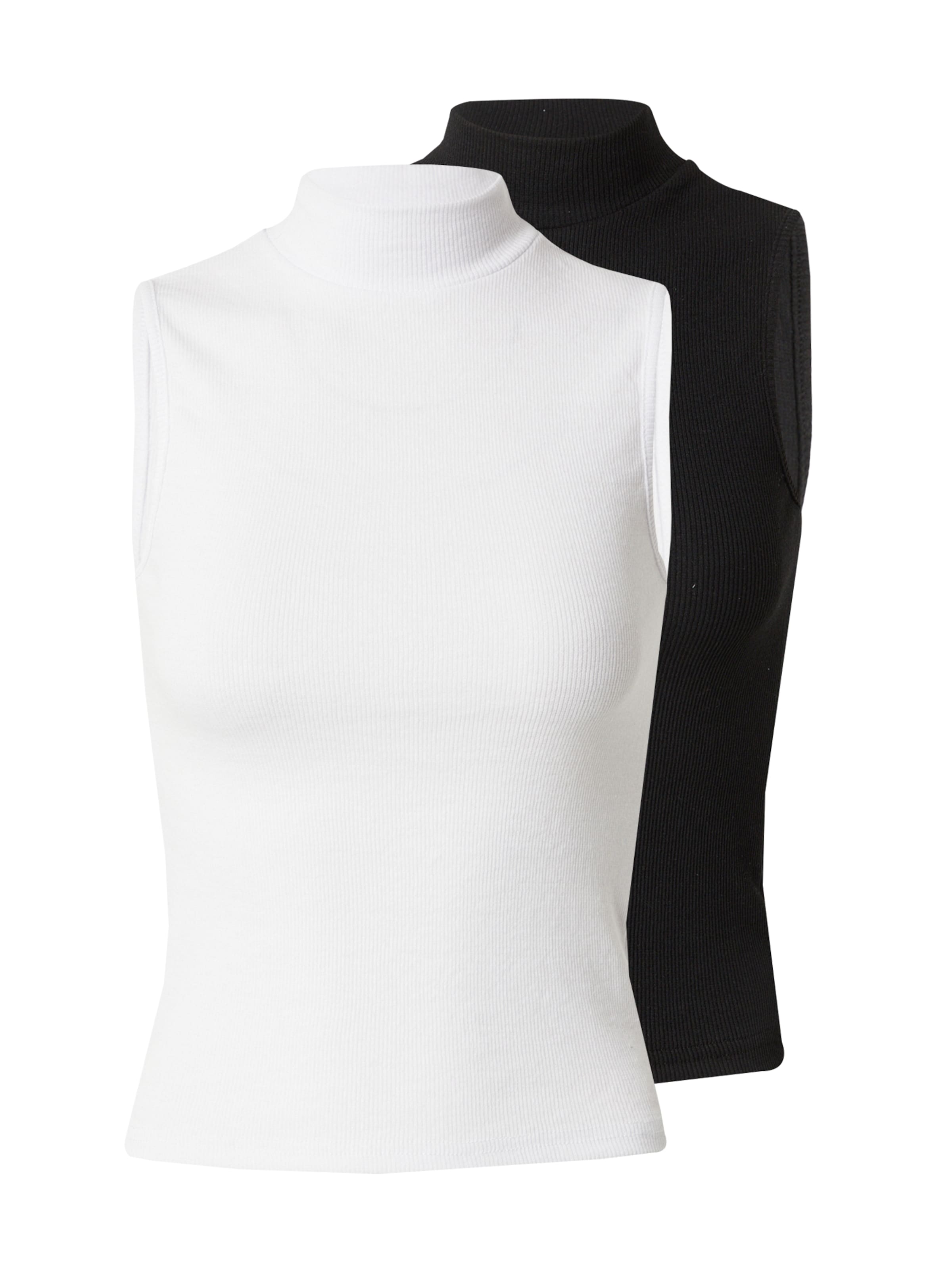 Tops en tricot Happiness İstanbul en noir : devant