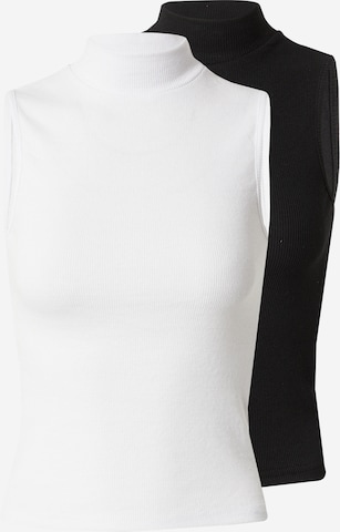 Happiness İstanbul Вязаный топ в Черный: спереди