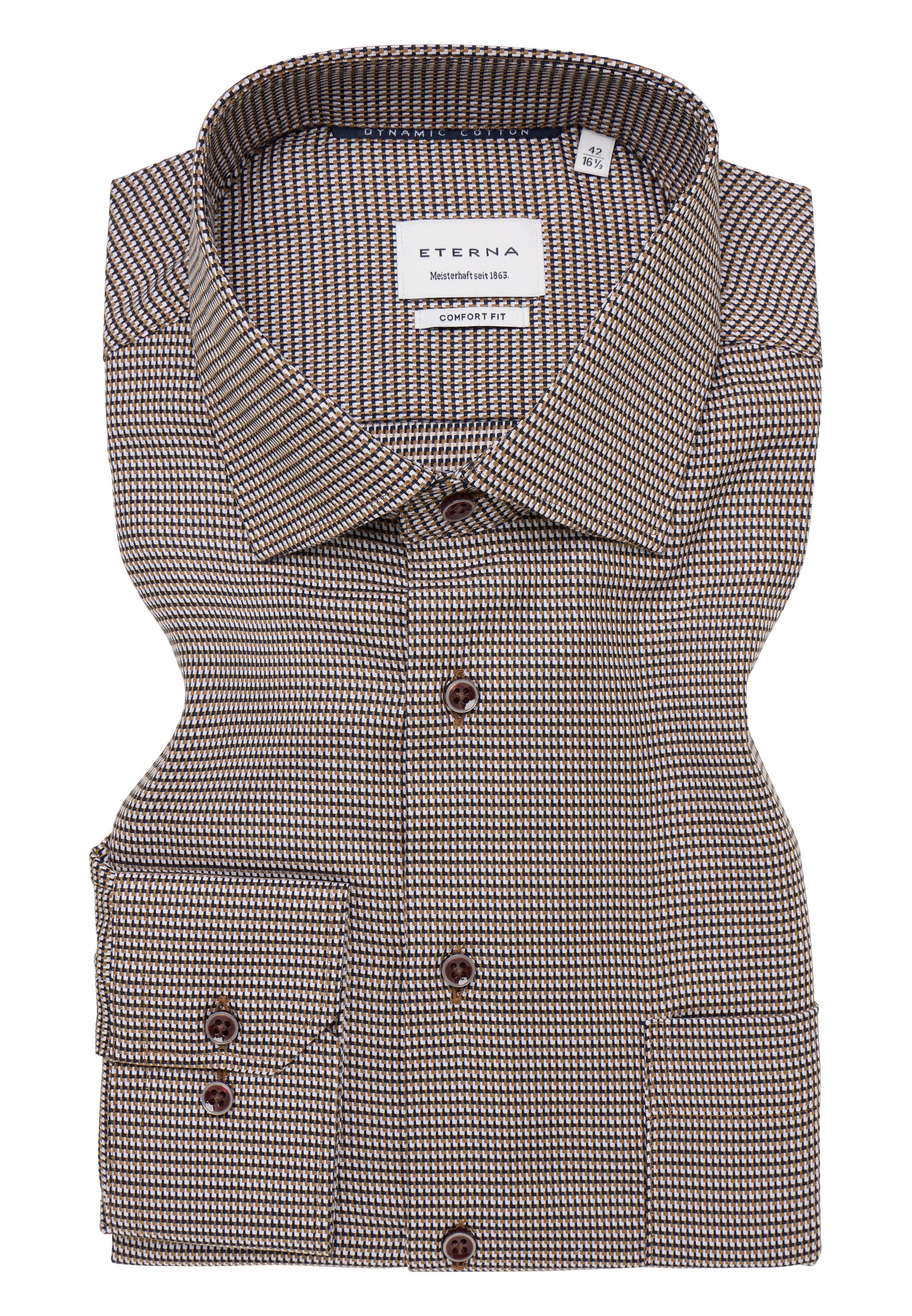 ETERNA Business shirt in Beige: front