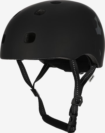 Crazy Safety Helm 'Ramp' in Schwarz: Vorderseite
