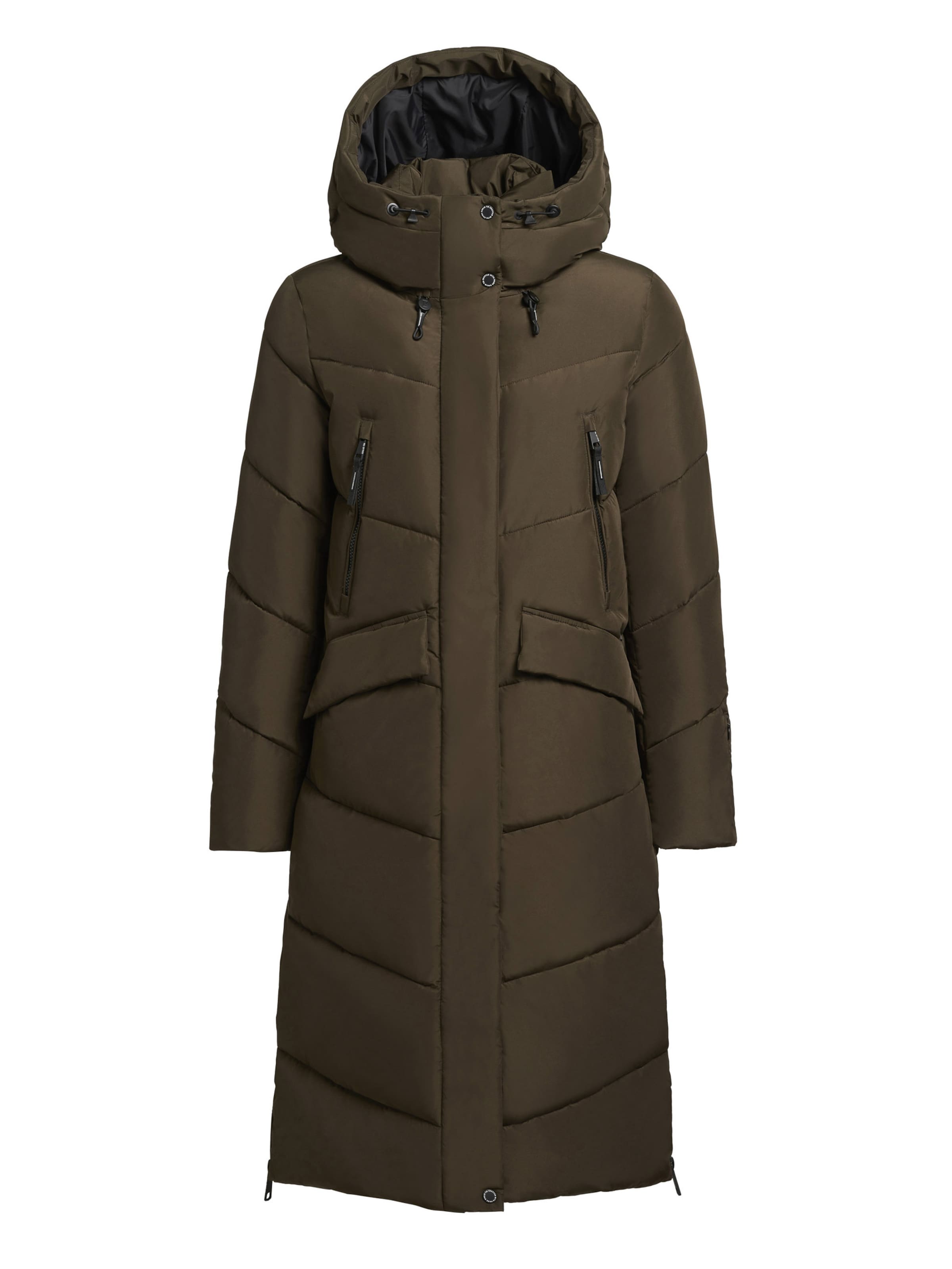 Cappotto invernale 'EVIEL' di khujo in verde: frontale