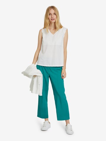 Betty & Co Loose fit Pleat-Front Pants in Green