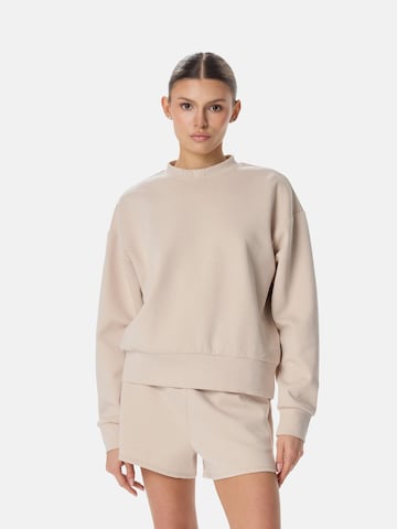Sweat-shirt 'LOUNGE FIT' Cardio Bunny en beige : devant