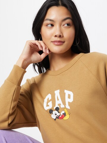 GAP - Sweatshirt 'DISNEY' em castanho