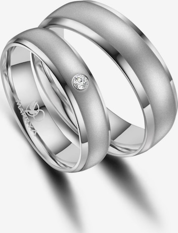 Anello 'MARRYA ES-13 Ehering aus Edelstahl - Silberfarben' di MARRYA in grigio: frontale