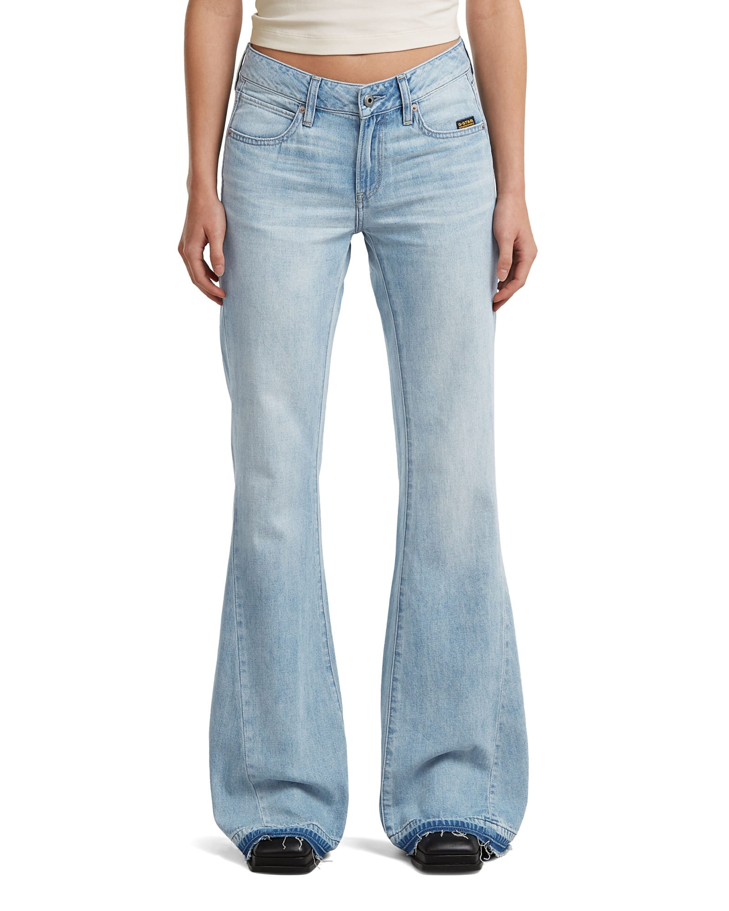 G-STAR Bootcut Jeans - 'Stevey Flare Jeans' in Blau