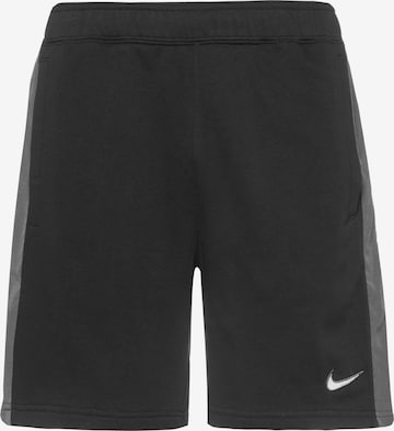 NIKE Workout Pants in Black: front