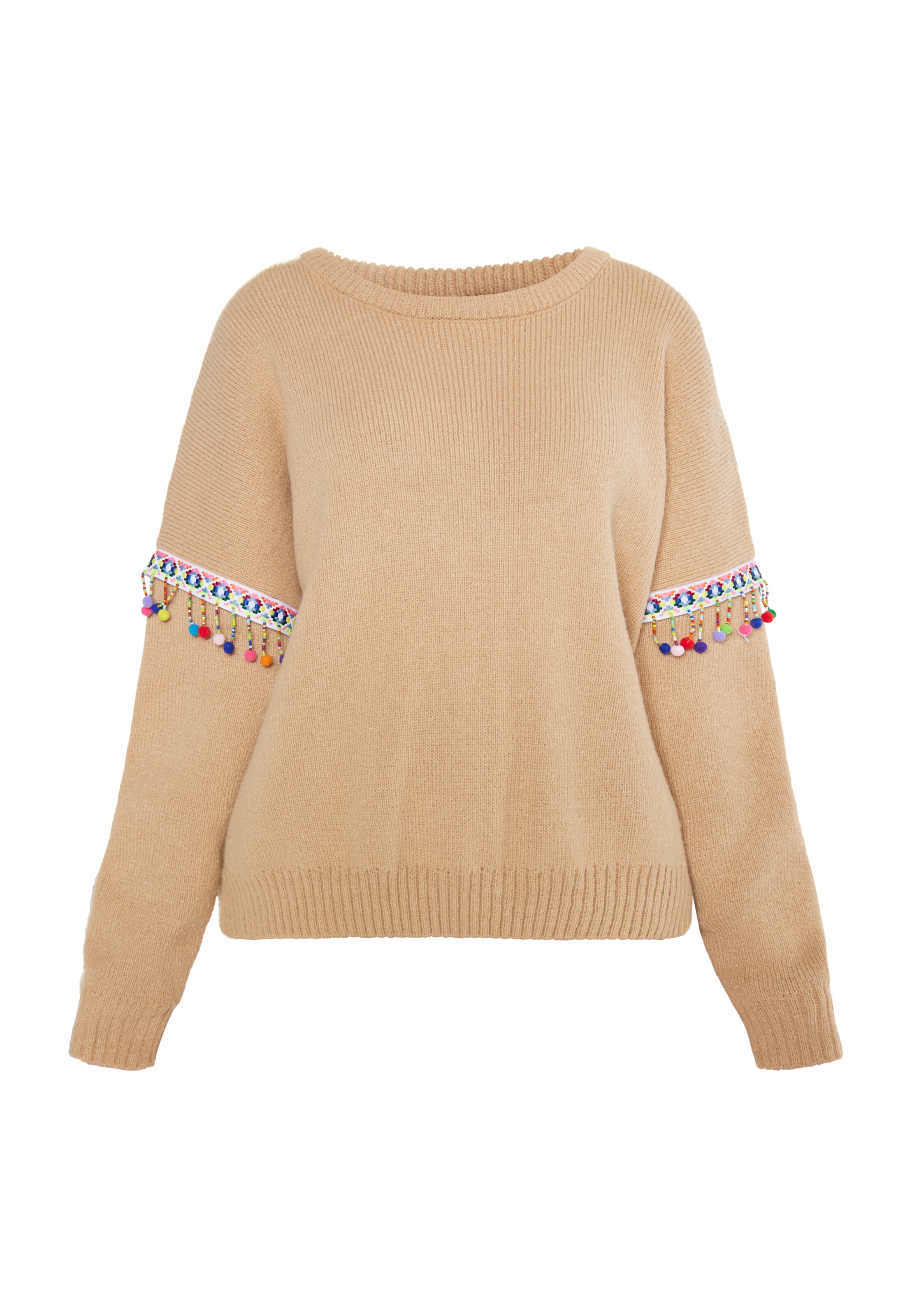IZIA Sweater 'Hoona' in Beige: front
