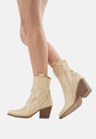 Salinyang Cowboy boot in Beige