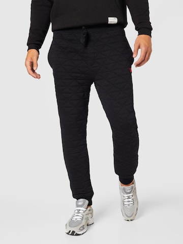 HUGO Spodnie 'Darrot' w kolorze czarny: przód