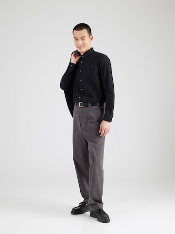 INDICODE JEANS Regular Fit Hemd 'Caix' in Schwarz