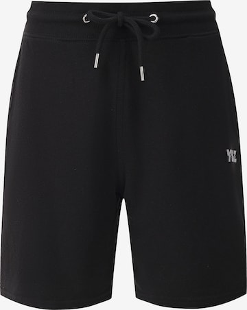 Regular Pantaloni sport 'Chax' de la YEAZ pe negru: față
