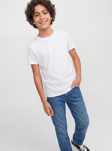 Jack & Jones Junior Широка кройка Дънки 'JJIChris JJOriginal' в синьо