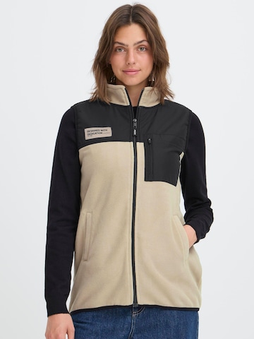 Oxmo - Colete ' OXNETE FLEECE ' em bege