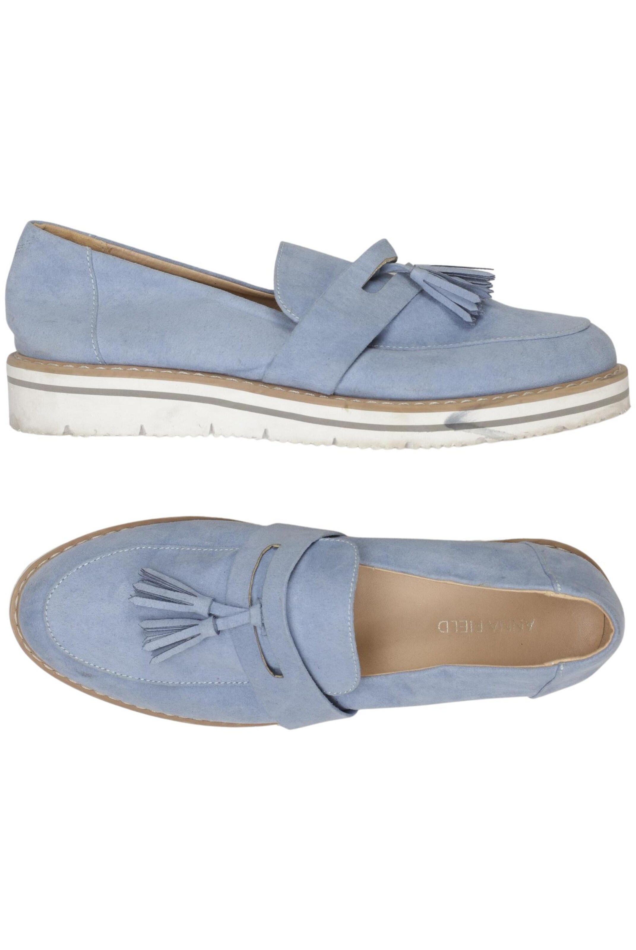 Anna Field Halbschuh 39 in Blau: Vorderseite