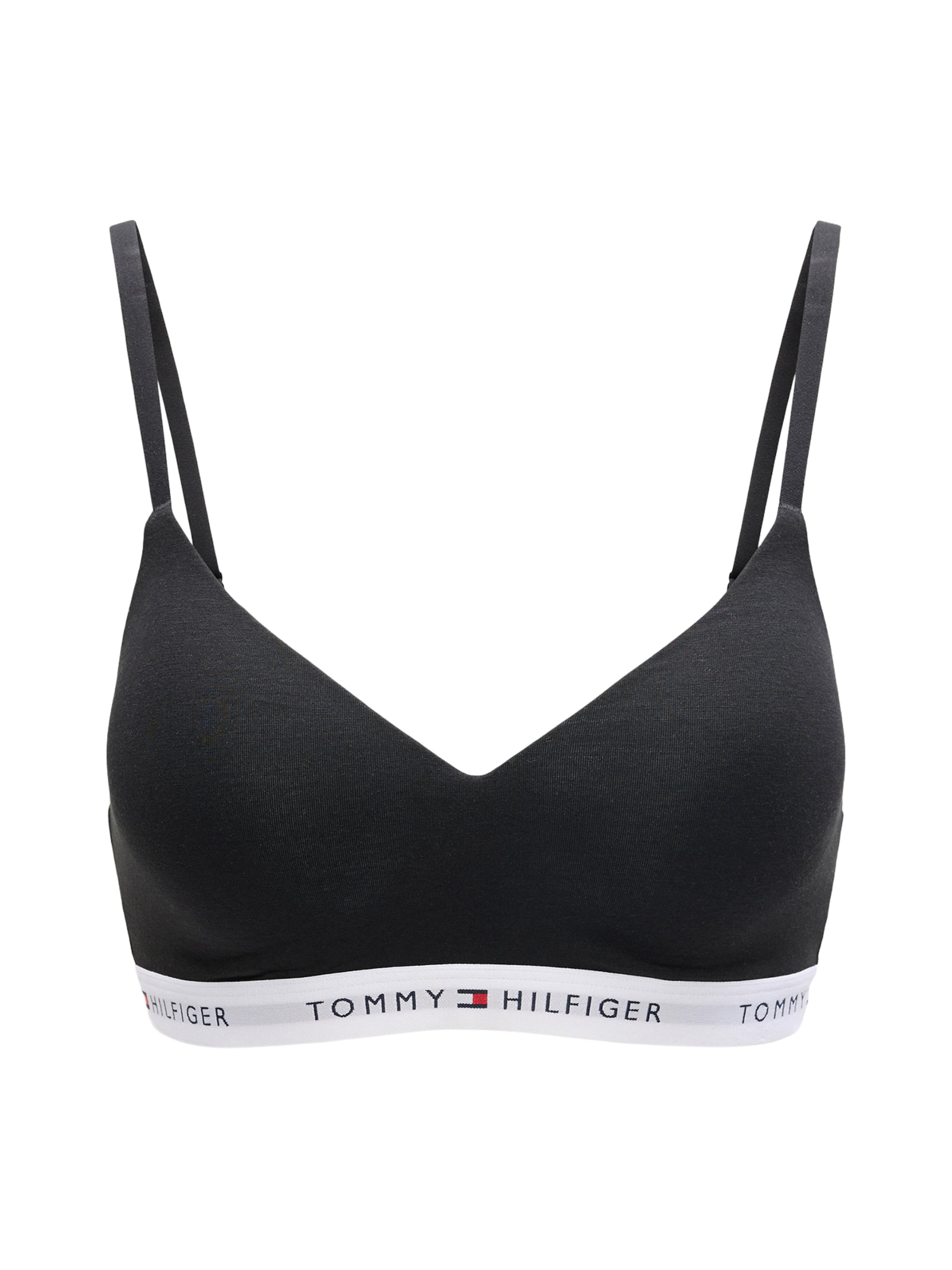 Tommy Hilfiger Underwear Μπουστάκι Σουτιέν σε μαύρο: μπροστά