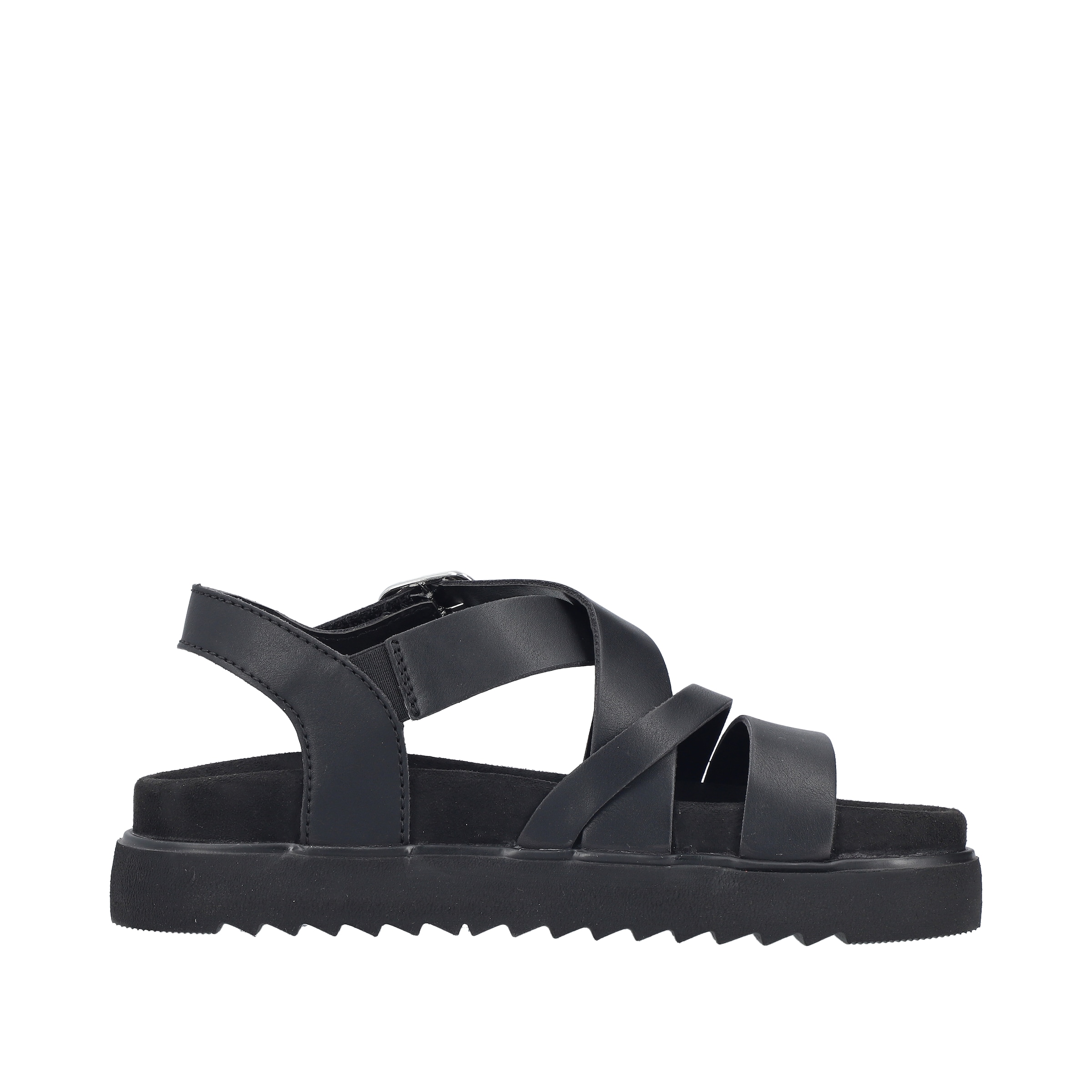 Rieker Strap Sandals 'V5663' in Black