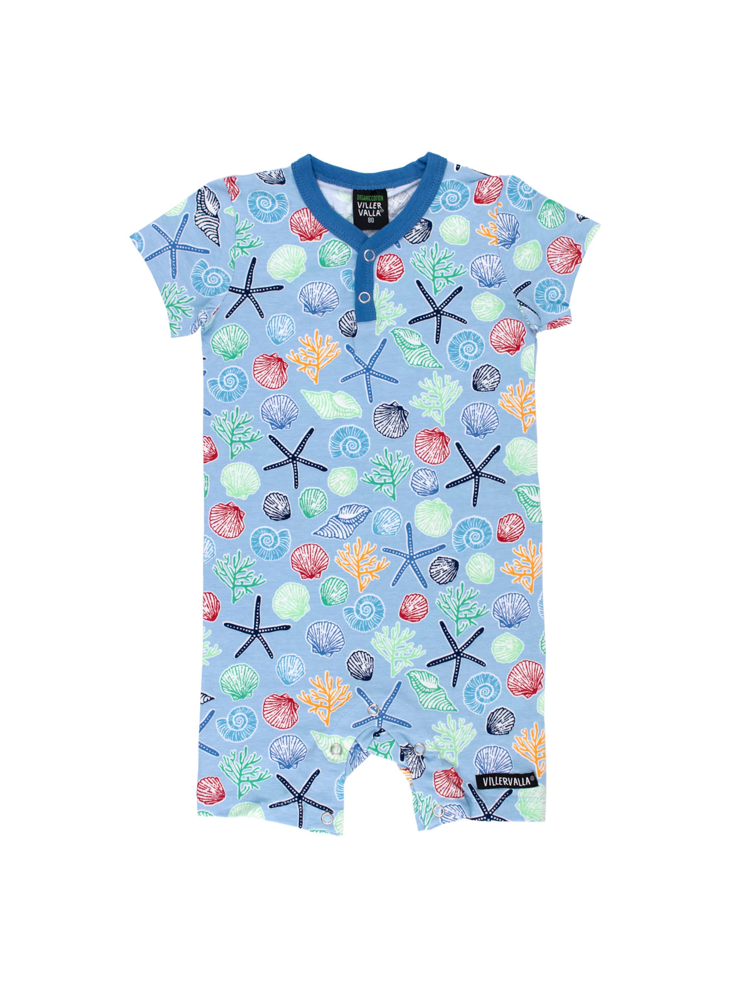 Villervalla Romper/Bodysuit '0098MPA' in Blue: front