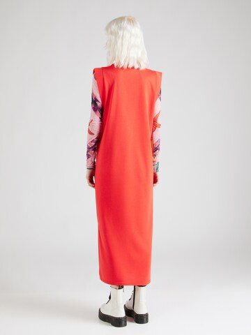 PIECES Dress 'PCCHILLI' in Red