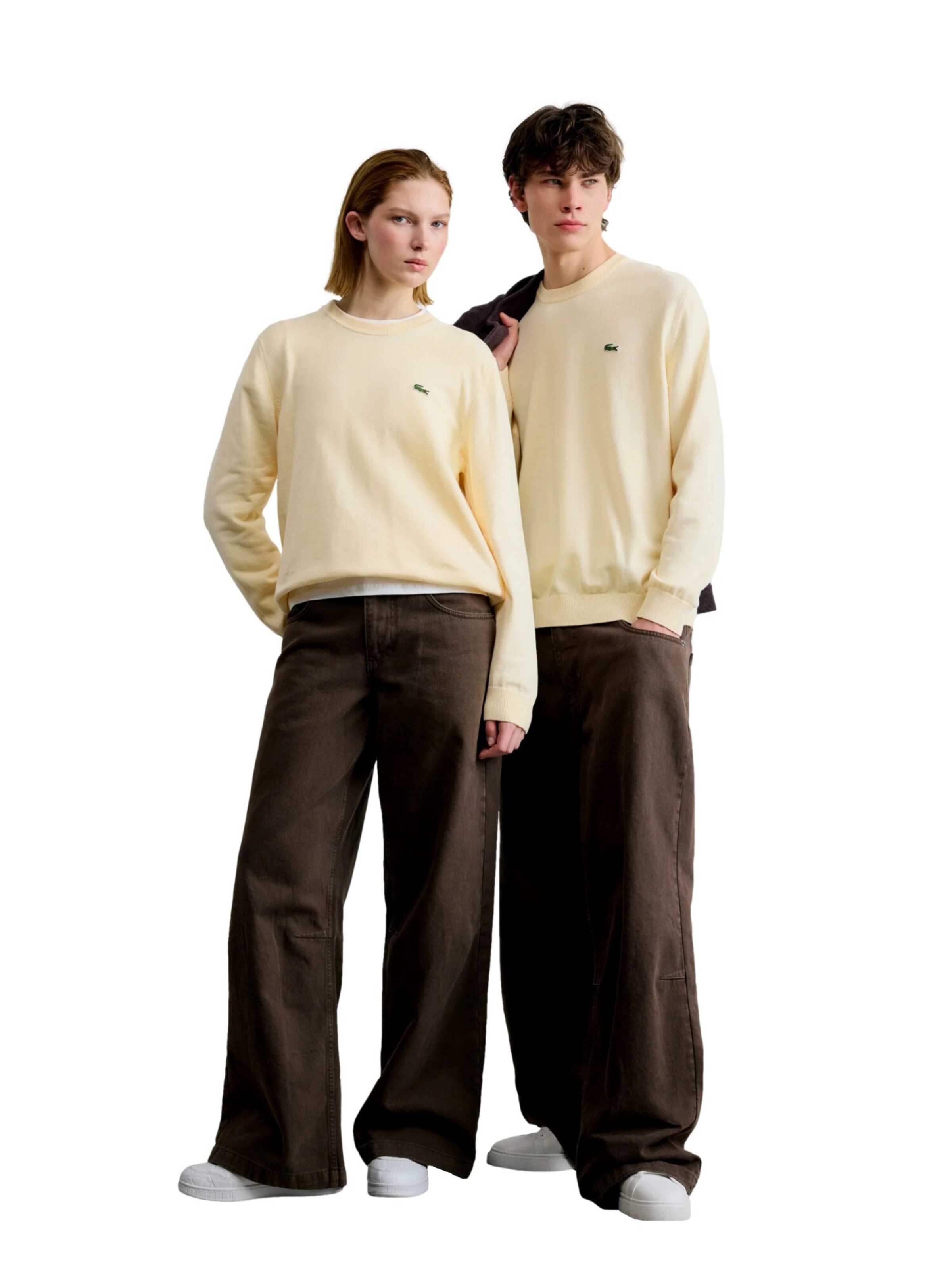 LACOSTE Sweater in Beige