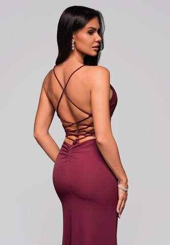 Robe de soirée Ombre en rouge