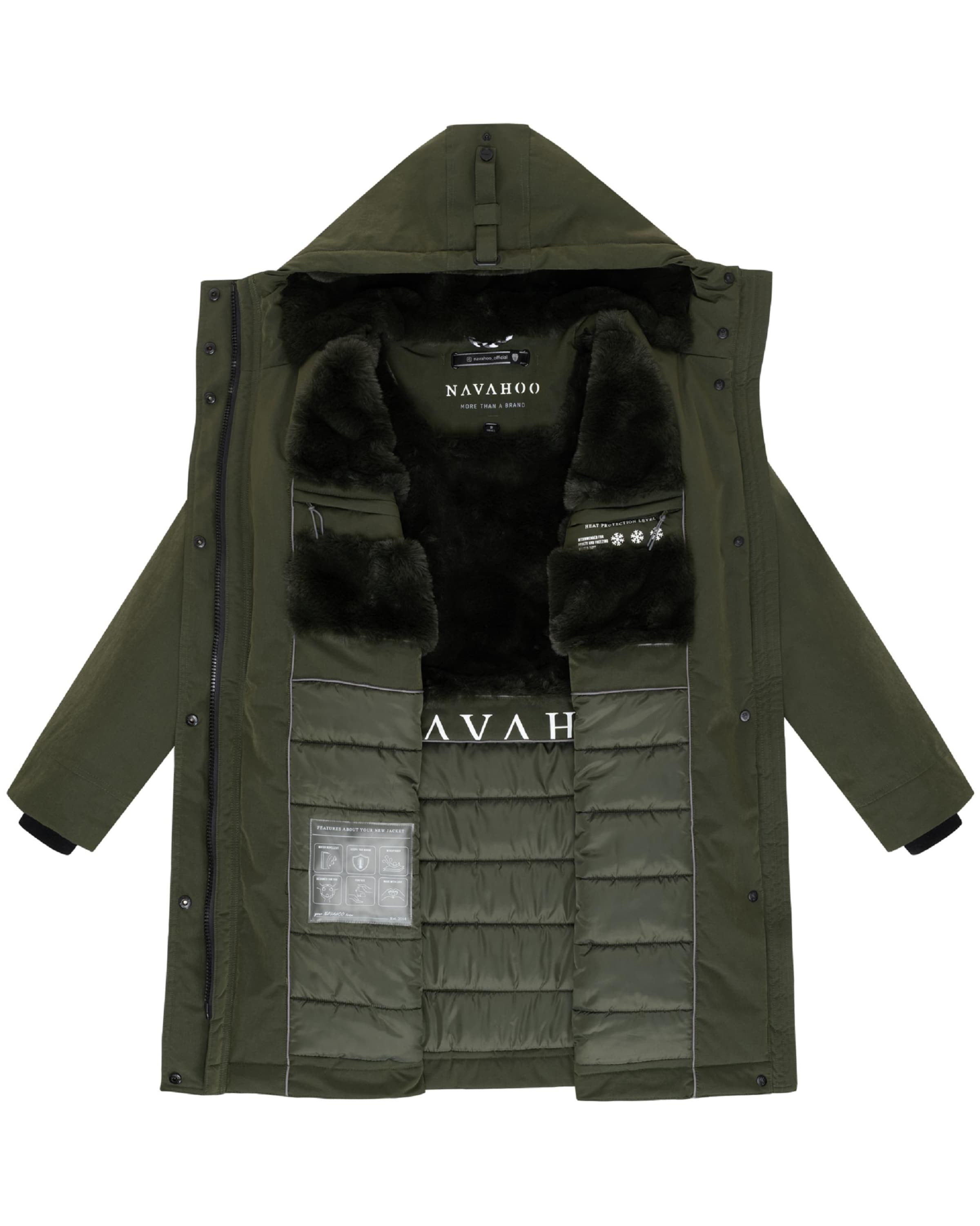 NAVAHOO Mantel 'Hageltanz 14' in Grün