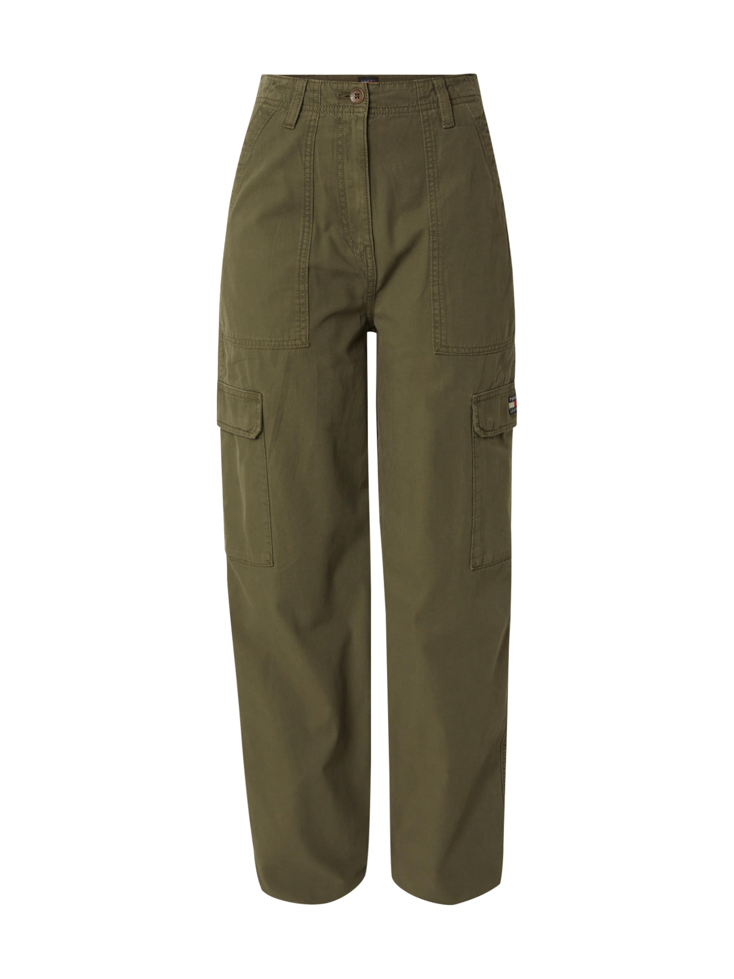Loosefit Pantaloni cargo 'HARPER' di Tommy Jeans in verde: frontale